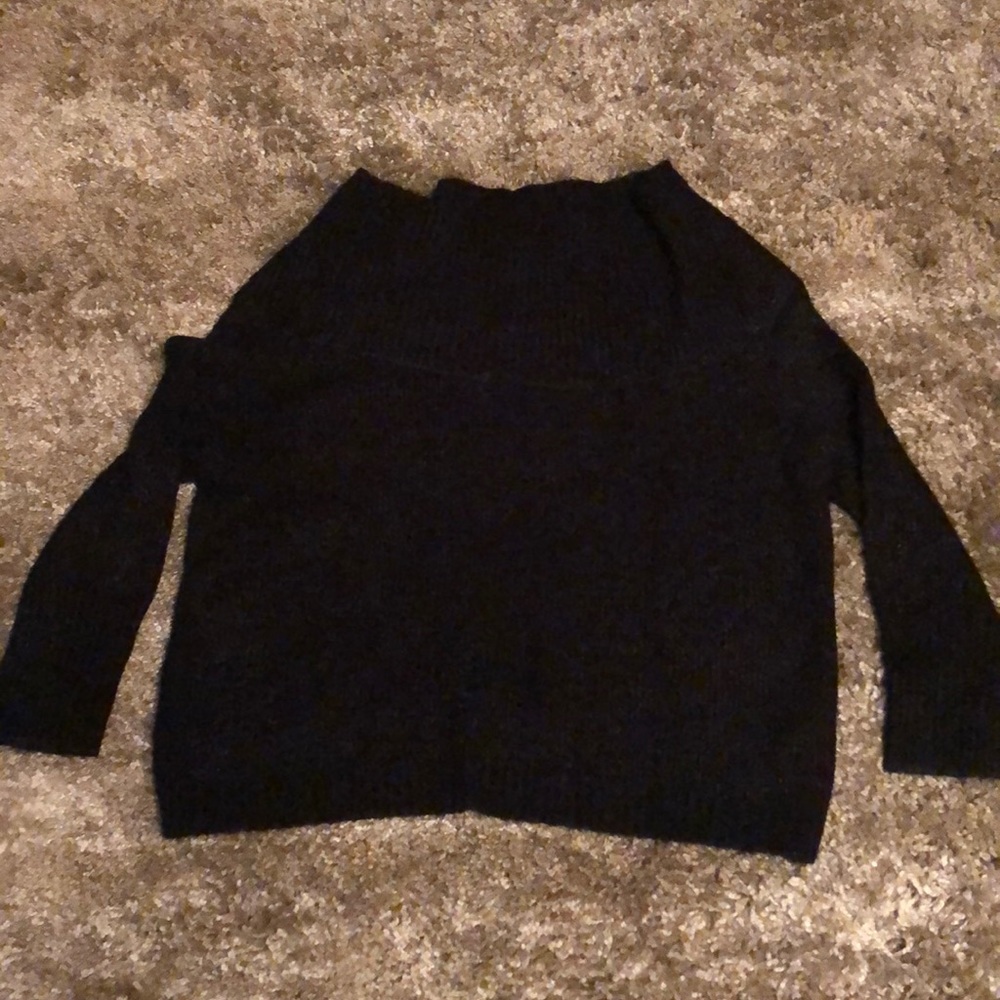Zara knit women’s sweater black size L excellent